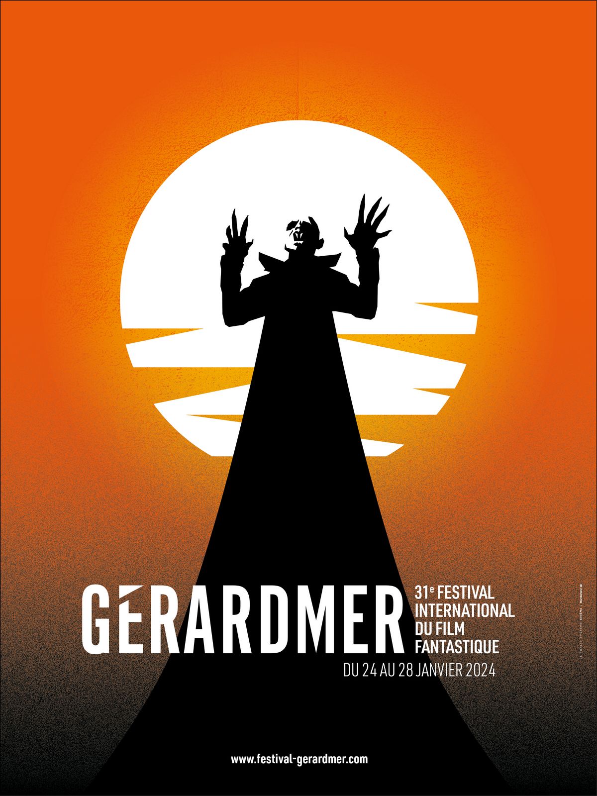 L'affiche vampirique du festival 2024 de Gérardmer.